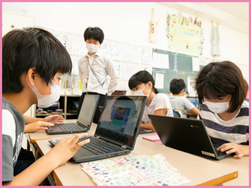 授業事例1：小平市立第三小学校 4年生 社会の授業風景